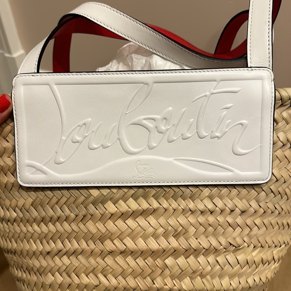 CHRISTIAN LOUBOUTIN straw beach bag - Picture 6 of 7